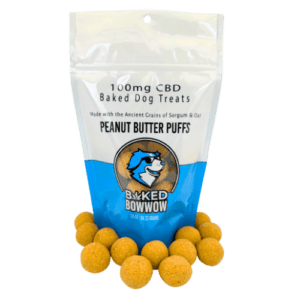 Dog Peanut Butter Puffs - 100mg CBD