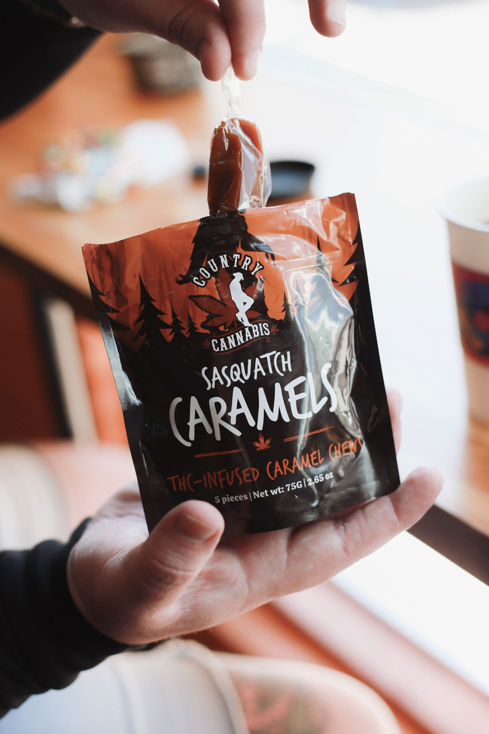 Sasquatch Caramels - 25mg THC Infused Caramel Chews